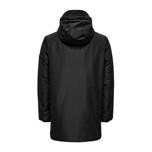 ONLY & SONS jas ONSCARL van gerecycled polyester black