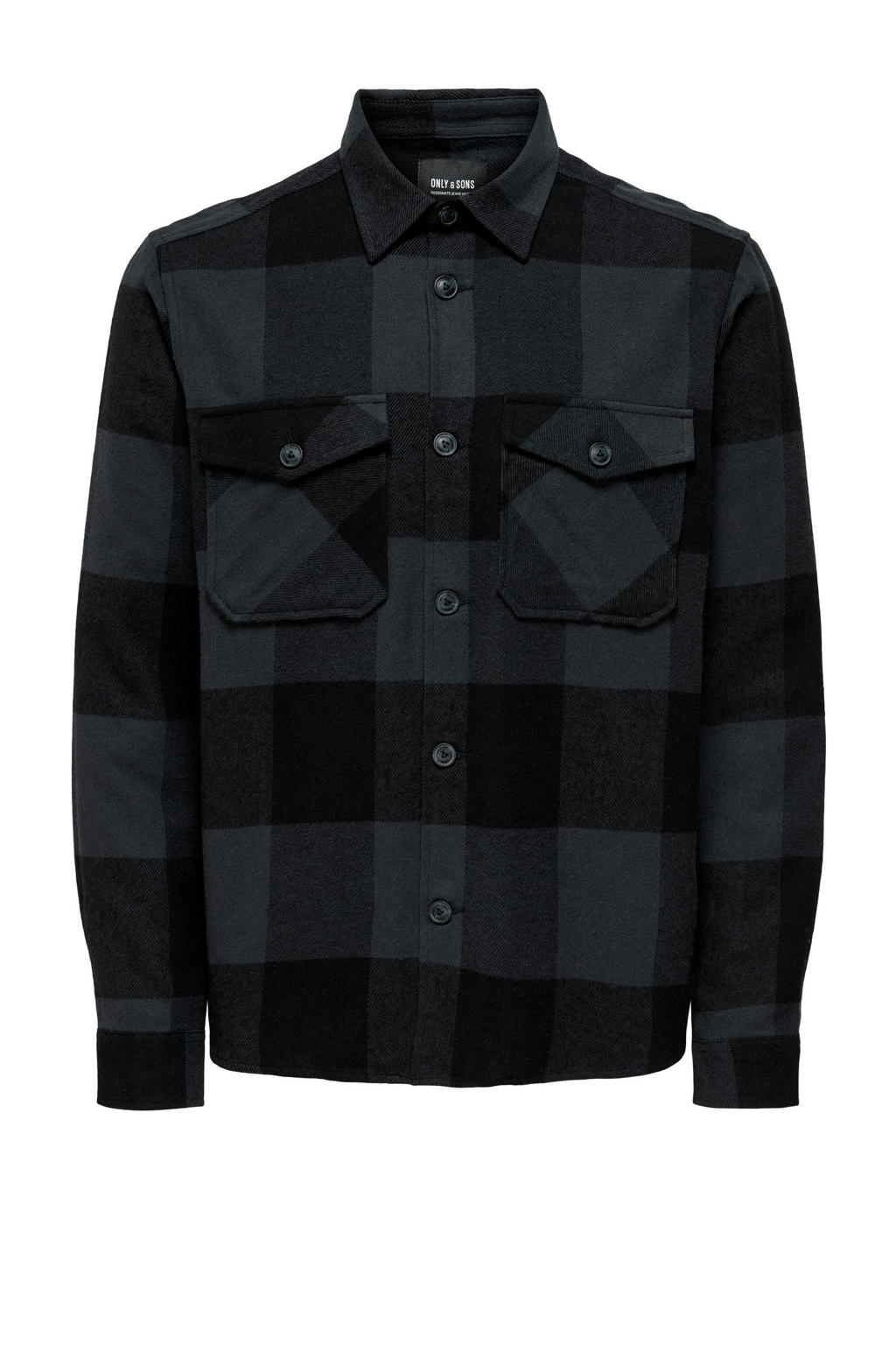 America Today geruit regular fit overshirt rood America Today geruit regular fit overshirt rood