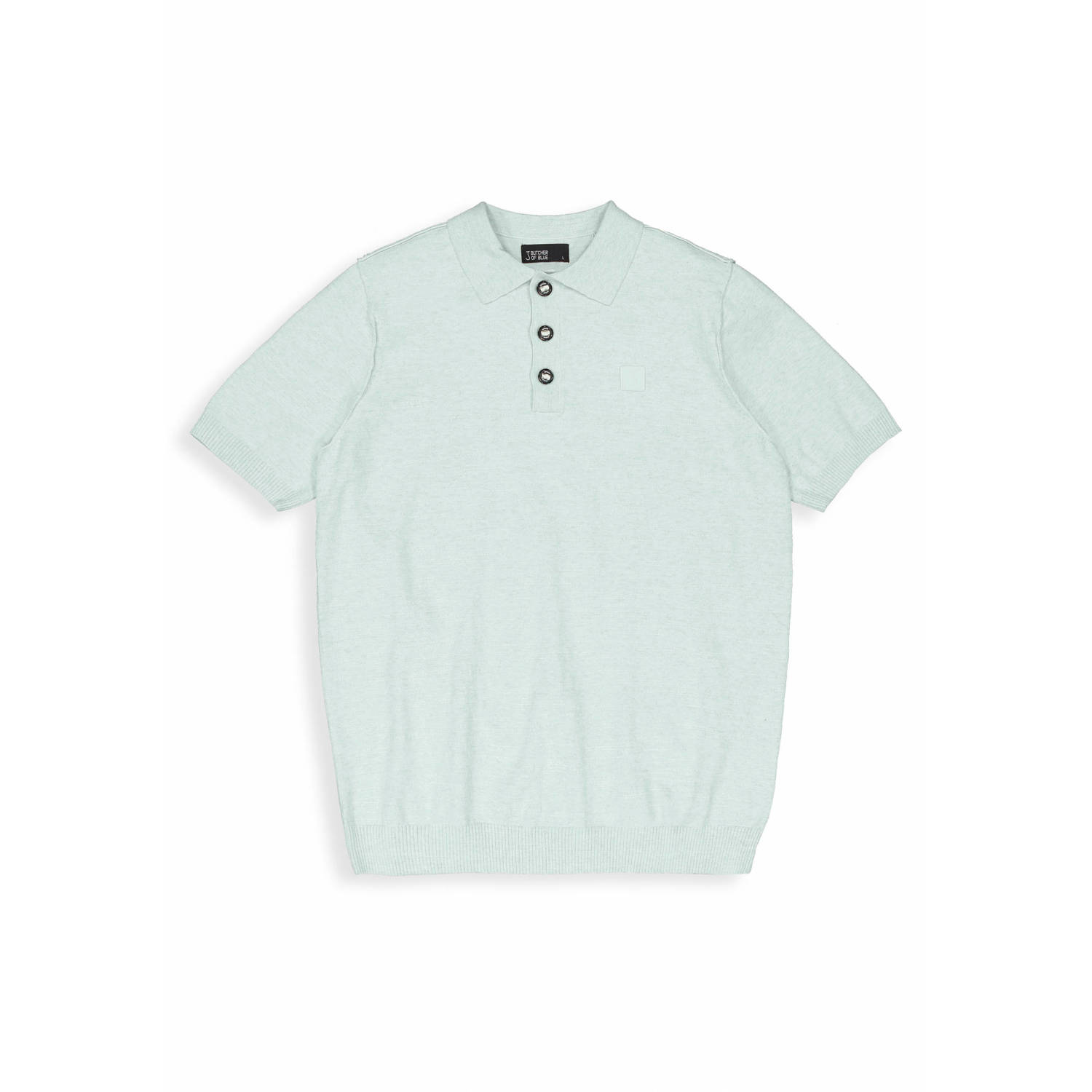 BUTCHER OF BLUE Heren Polo's & T-shirts Lt Clifden Polo Lichtblauw