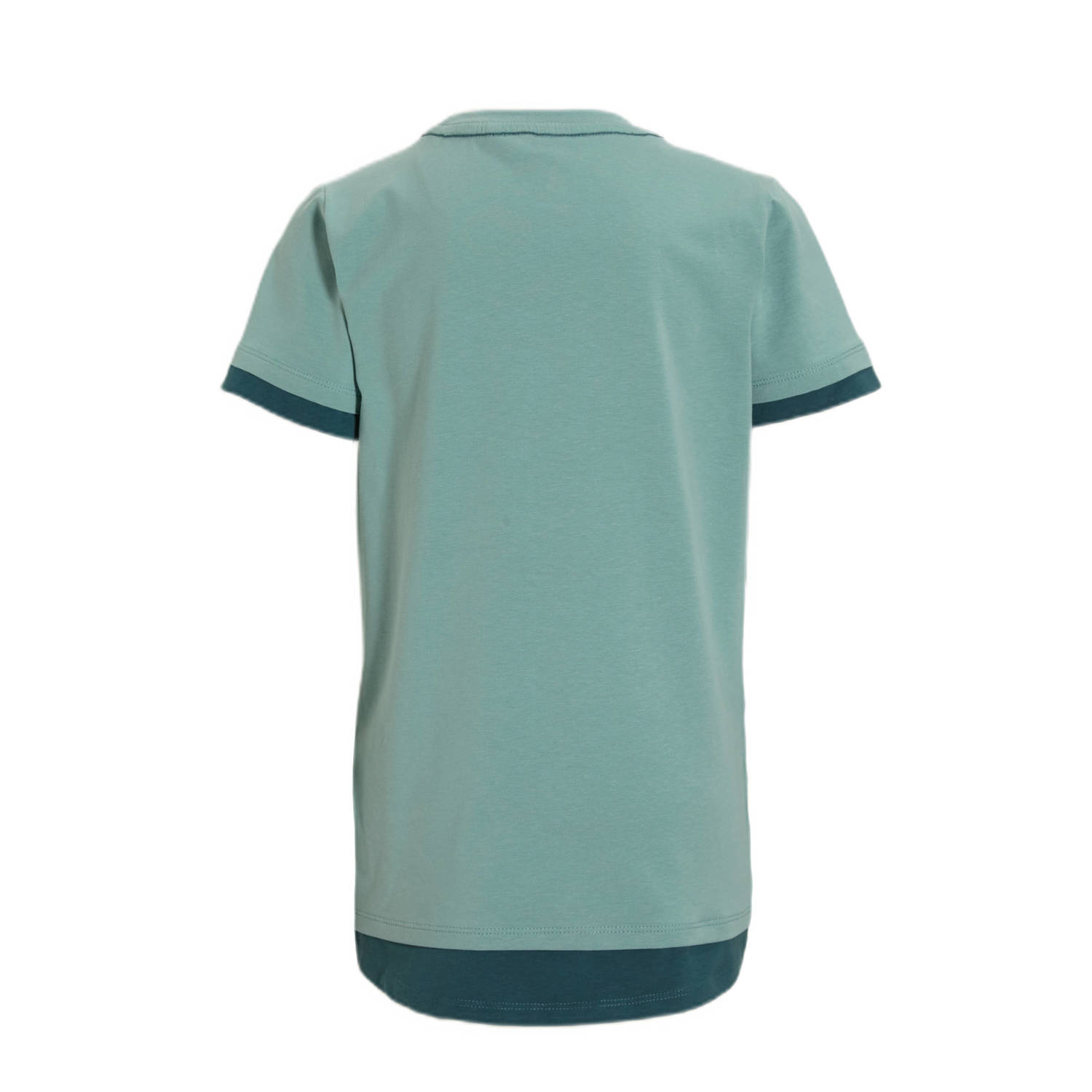 anytime T-shirt Pietro met printopdruk mint