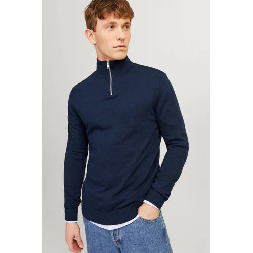 JACK & JONES ESSENTIALS trui JJEEMIL navy blazer afbeelding