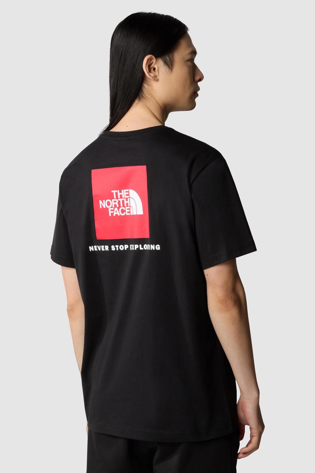 The North Face T-shirt Redbox zwart