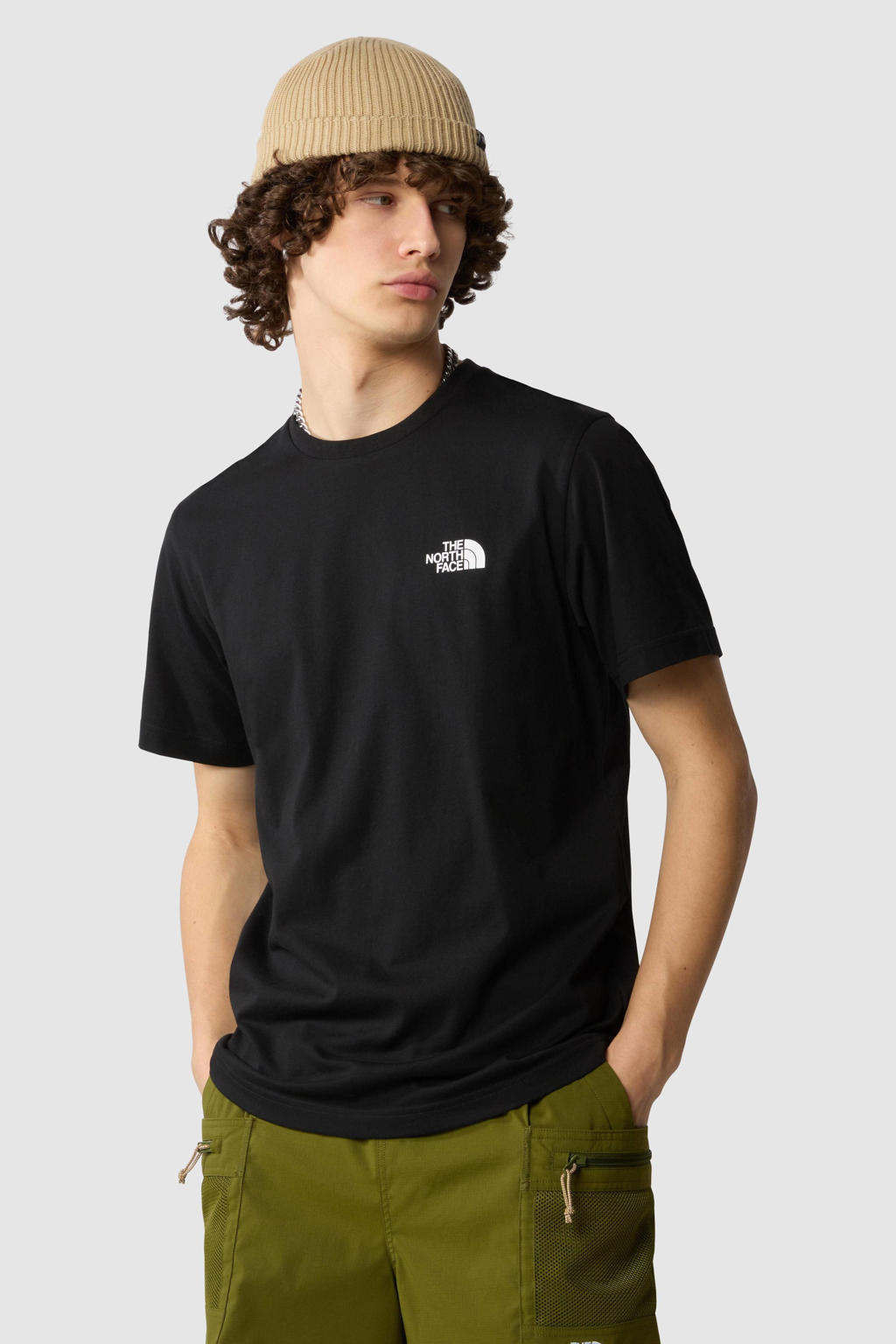The North Face T-shirt Simple Dome zwart