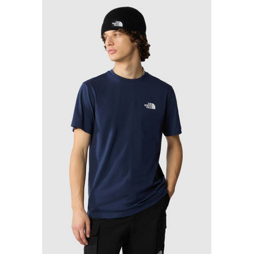 The North Face T-shirt Simple Dome donkerblauw afbeelding