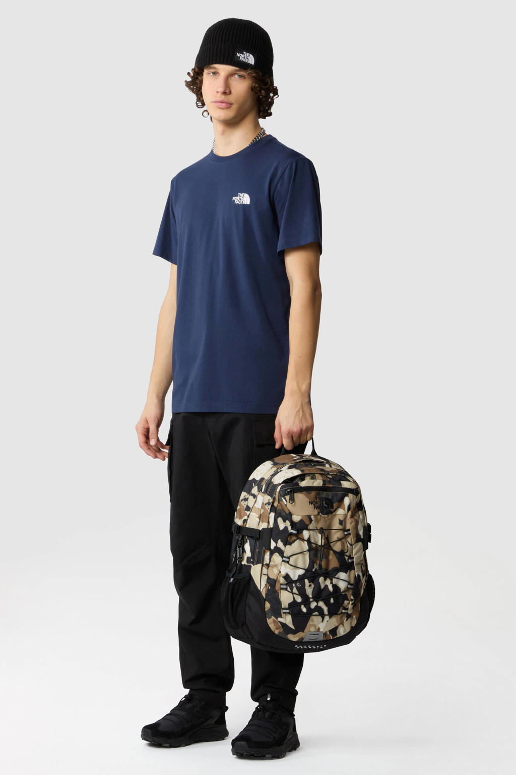 The North Face T-shirt Simple Dome donkerblauw