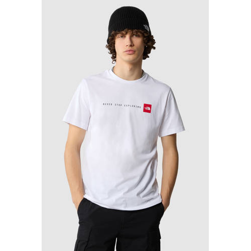 The North Face T-shirt Never Stop Exploring wit afbeelding