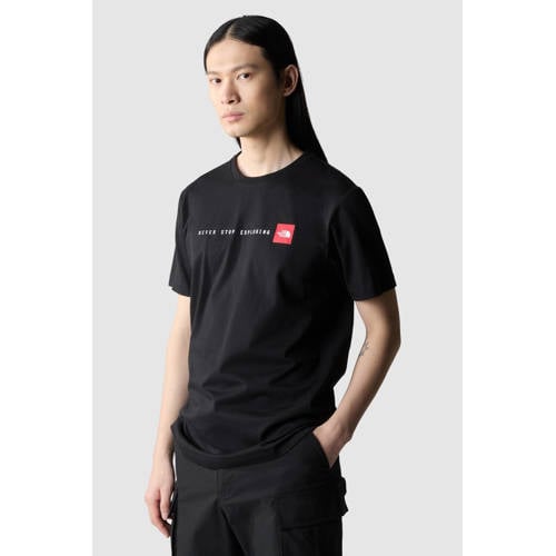 The North Face T-shirt Never Stop Exploring zwart afbeelding