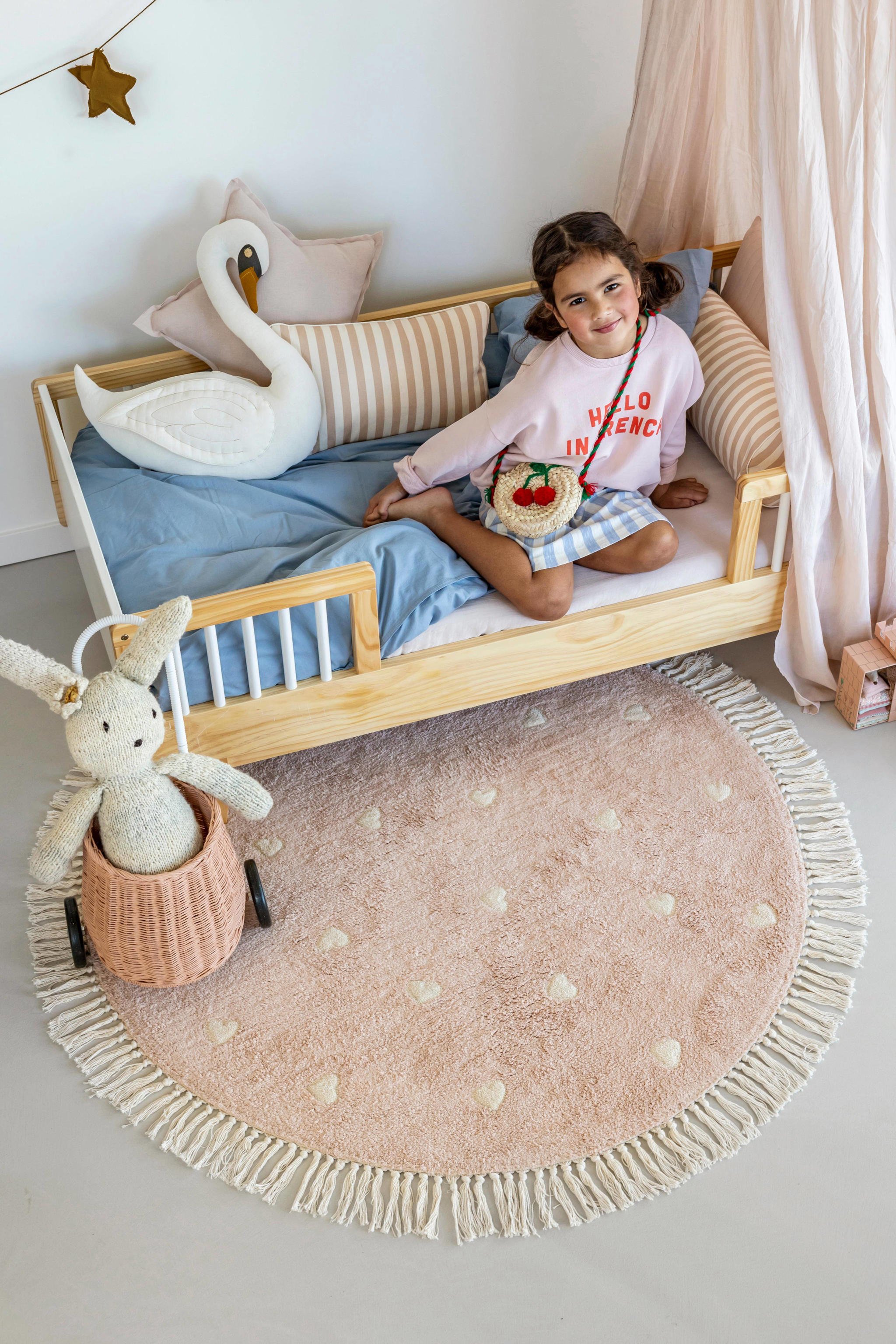 Tapis Petit kindervloerkleed Fleur (Ø120 cm) - Afbeelding 2