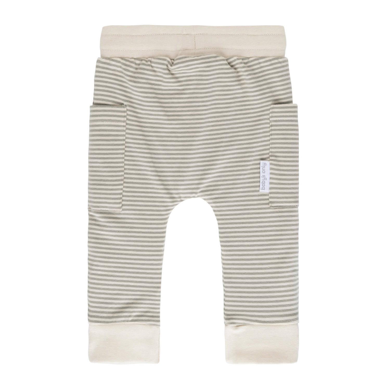 Baby's Only baby broekje Stripe lichtgroen off white