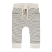 thumbnail: Lichtgroen en off white Baby's Only baby broekje Stripe van katoen met regular fit, regular waist en strepenprint