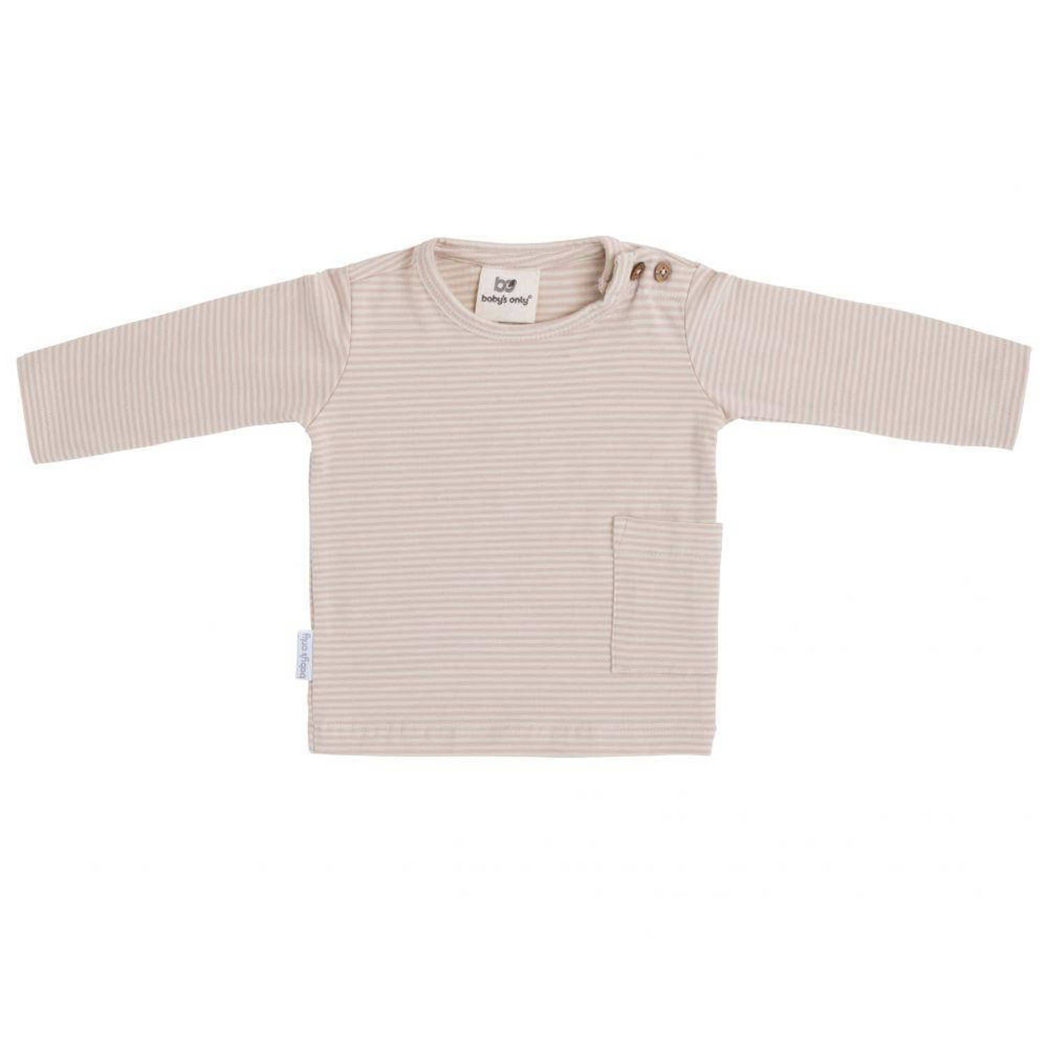 Baby's Only longsleeve Stripe oudroze off white