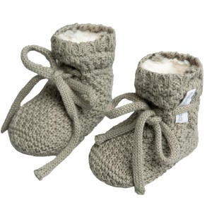 gebreide slofjes Willow urban green