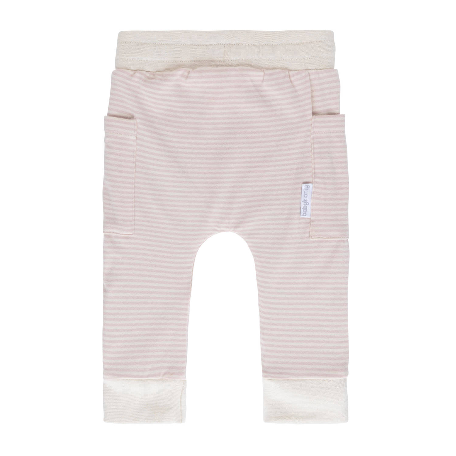 Baby's Only baby broekje Stripe lichtroze off white