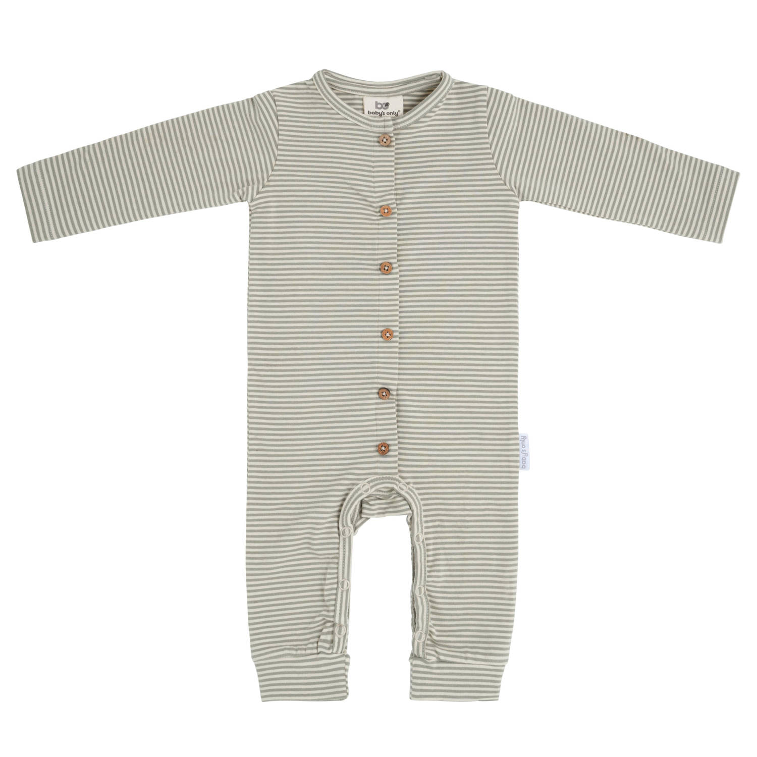 Baby's Only boxpak Stripe lichtgroen off white Jongens Katoen (duurzaam) Ronde hals 56