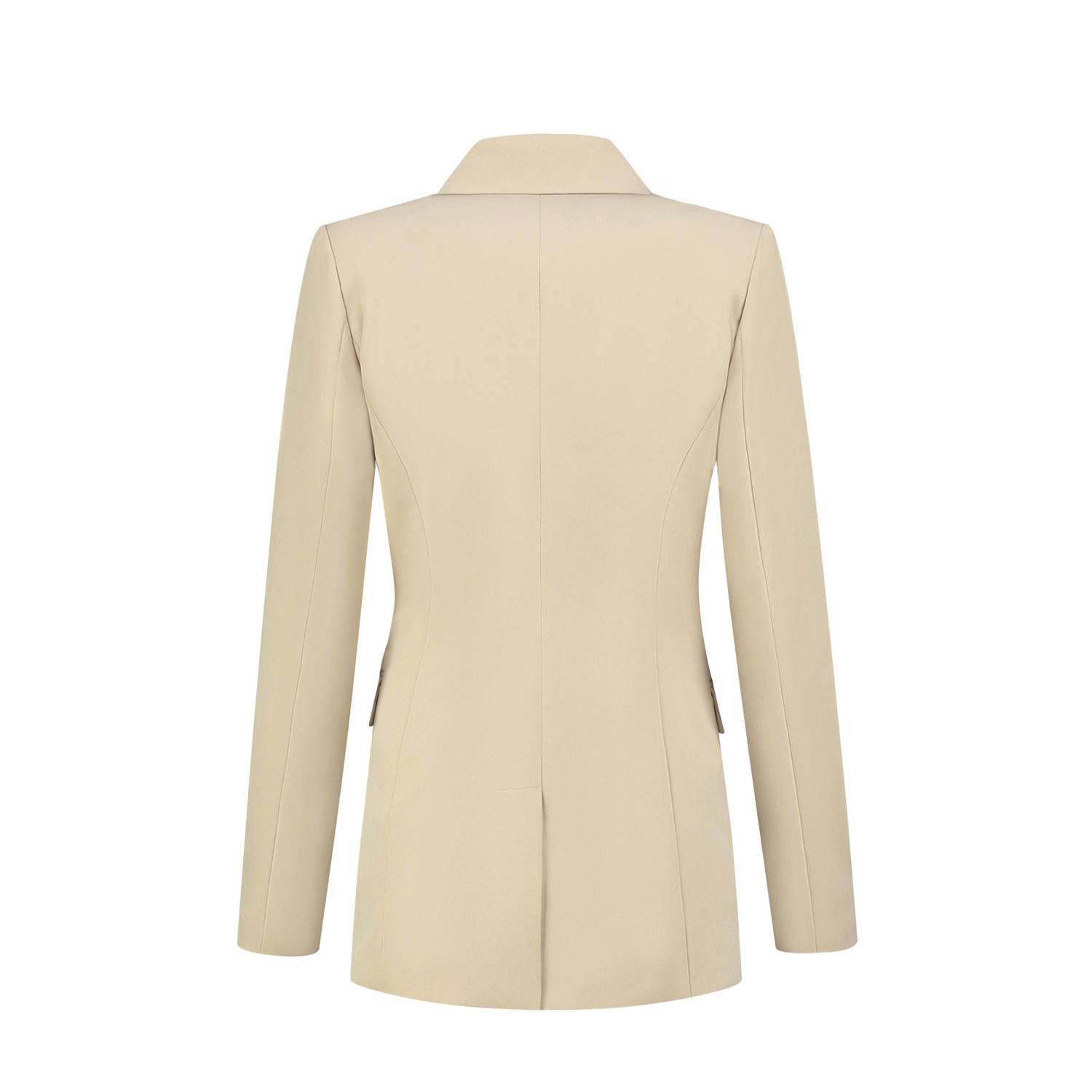 NIKKIE getailleerde blazer Famke ecru