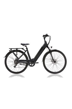 L' Amant elektrische damesfiets, 7sp, 13 Ah, geïntegreerde accu, zwart