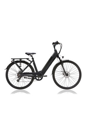 L' Amant elektrische damesfiets, 7sp, 13 Ah, geïntegreerde accu, zwart