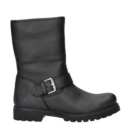 Panama Jack Singapur leren bikerboots zwart afbeelding