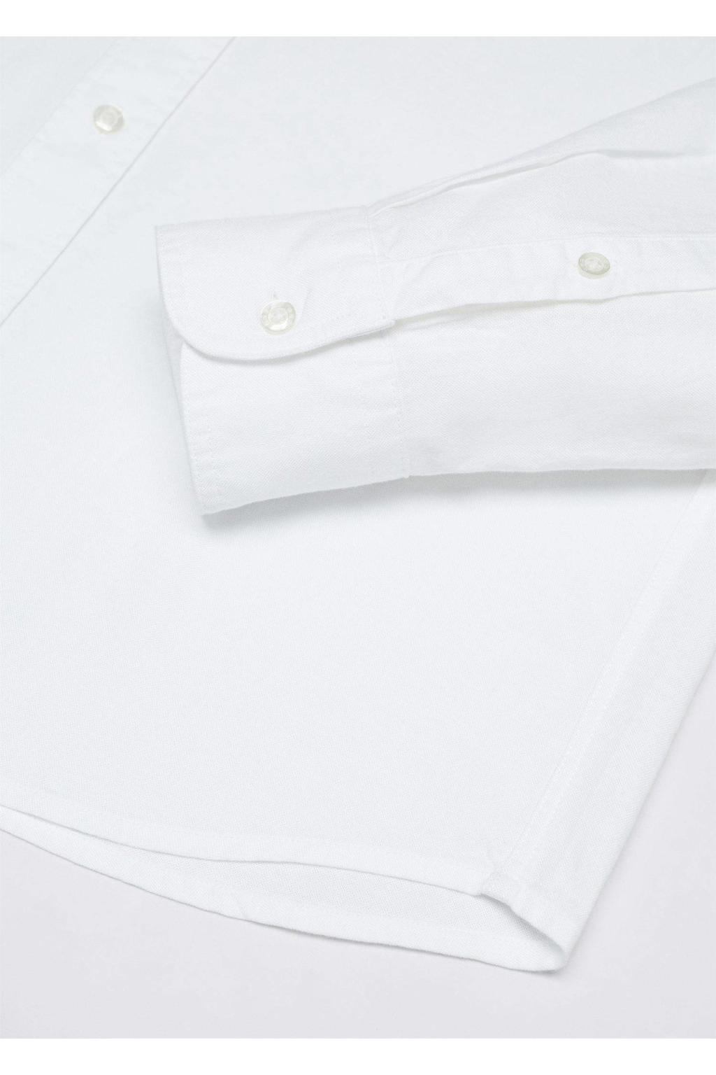 Mango Man slim fit overhemd wit wehkamp