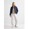 Mango Kids gewatteerde jas blauw
