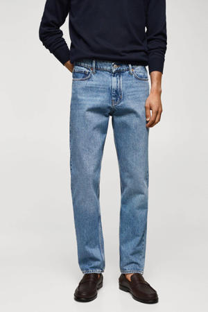 straight fit jeans changeant blauw