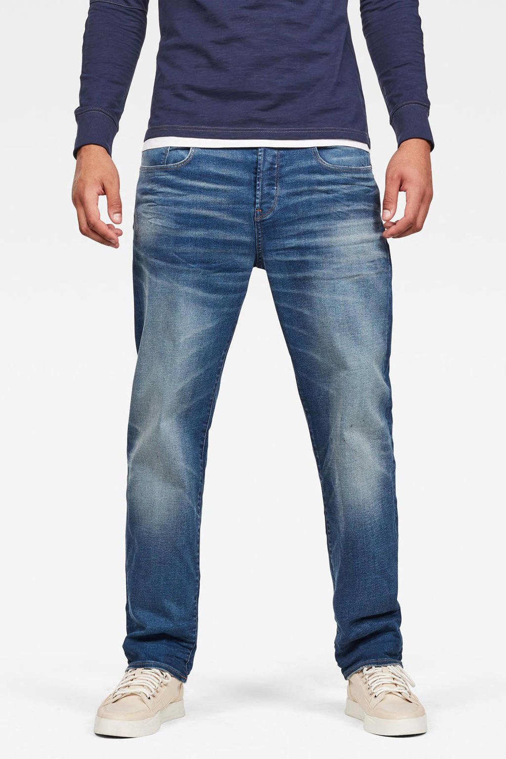 G-Star RAW 3301 relaxed fit jeans worker blue faded