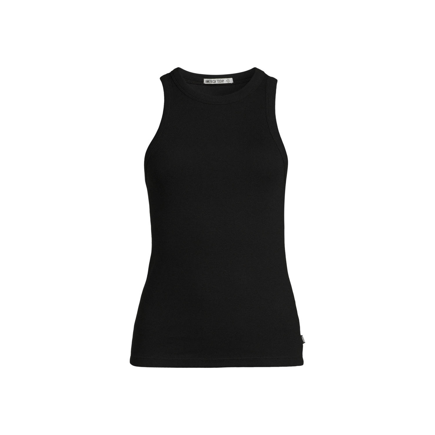 America Today Dames Singlet Gia Zwart