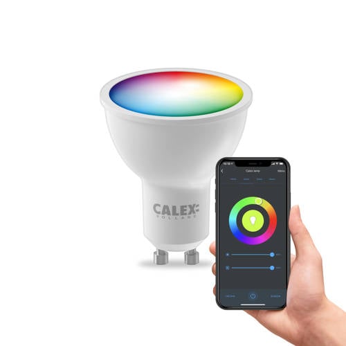 Calex wifi Smart Reflector-lamp GU10 wit en kleur