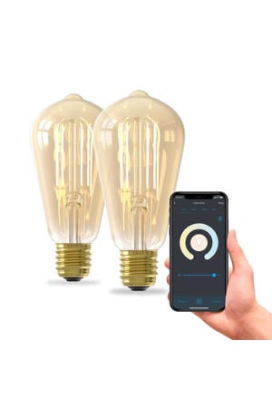 slimme LED lamp (set van 2)