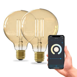 slimme LED lamp (set van 2)