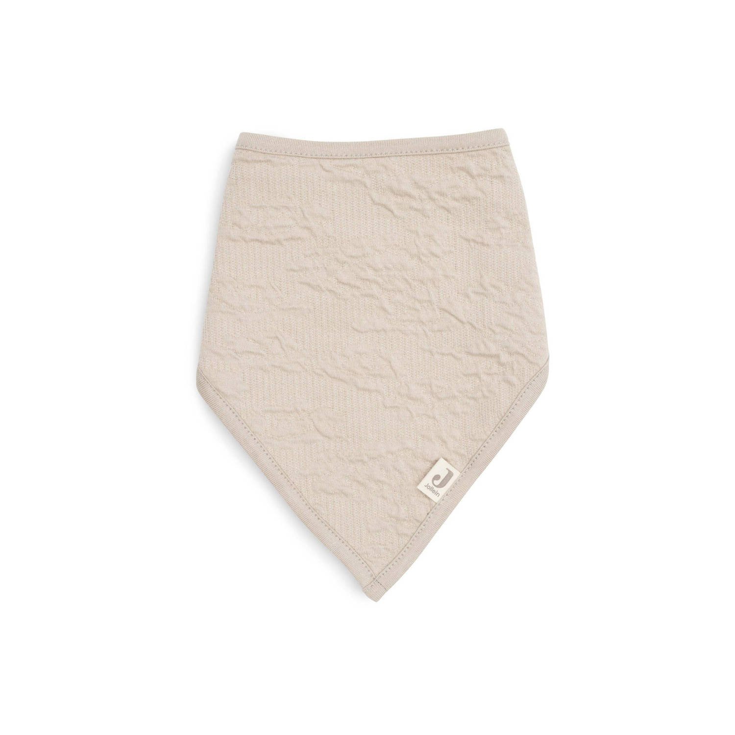 Jollein bandana slab Soft Waves set van 2 Nougat