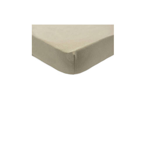 Jollein katoenen jersey ledikant hoeslaken 60x120cm - set van 2 Olive Green afbeelding