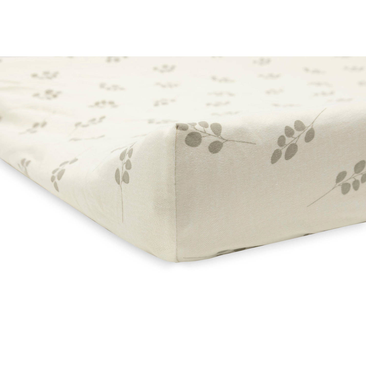 Jollein aankleedkussenhoes Jersey 50x70cm Twig Olive Green