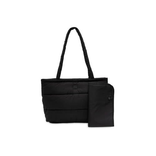 Jollein puffed bag mom luiertas - black afbeelding