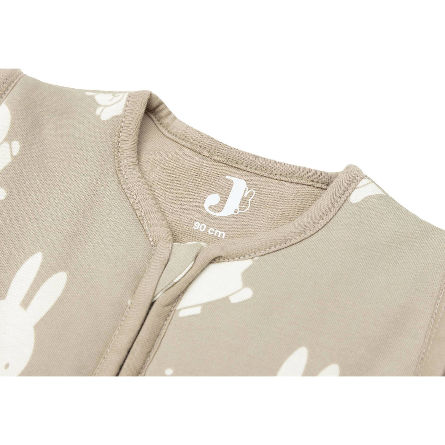 Jollein baby slaapzak met afritsbare mouw Miffy&Snuffy Olive Green