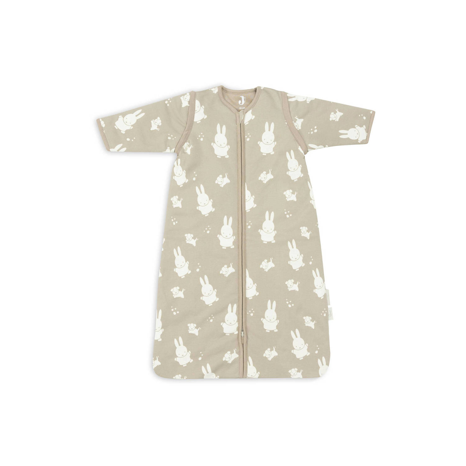 Jollein baby slaapzak met afritsbare mouw Miffy&Snuffy Olive Green Babyslaapzak Groen 110