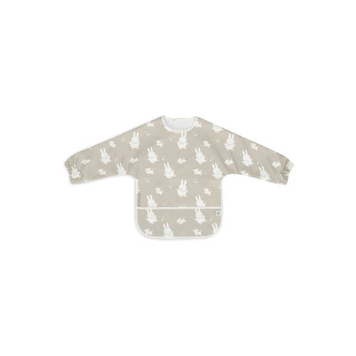 Jollein waterproof slab met mouw Miffy&Snuffy - Olive Green afbeelding