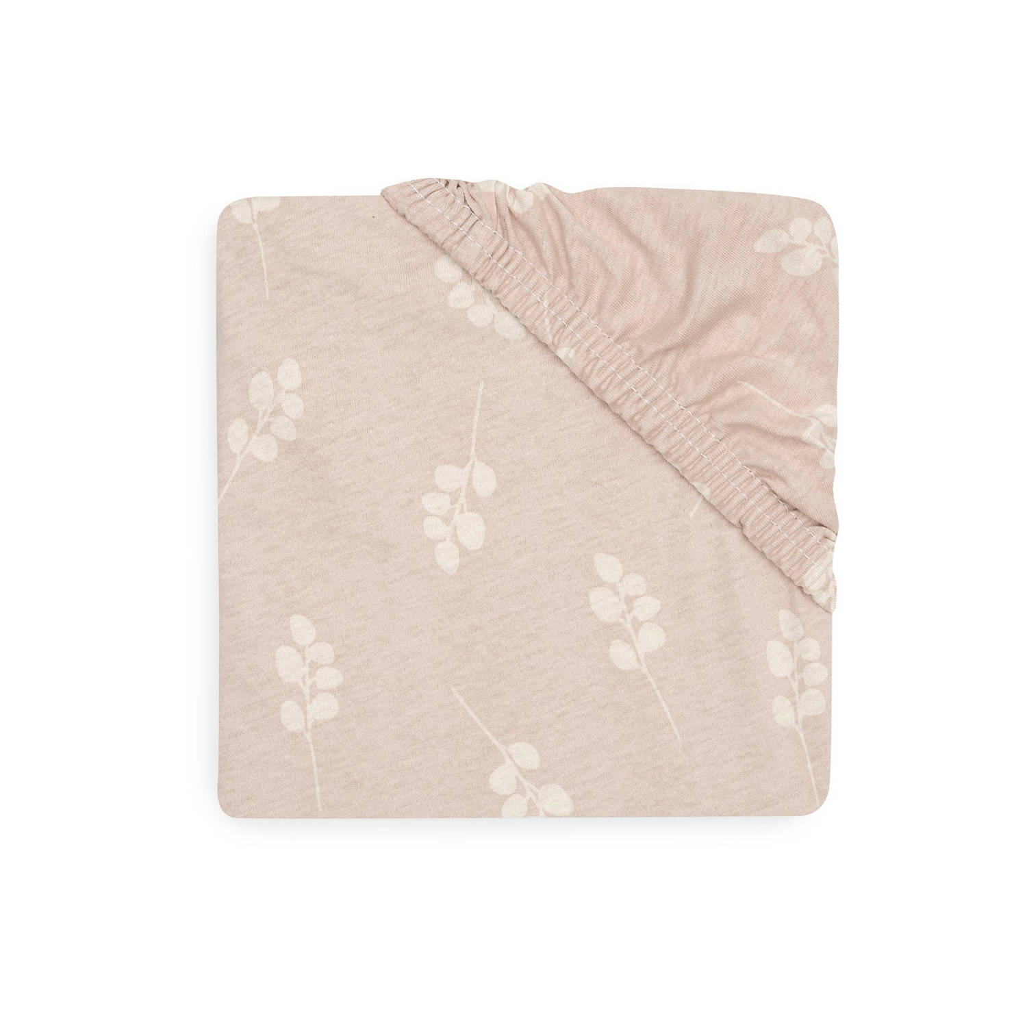 Jollein katoenen jersey wieg hoeslaken 40 50x80 90cm Twig Wild Rose