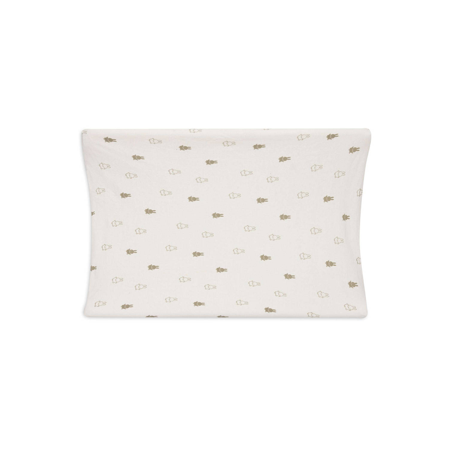 Jollein jersey aankleedkussenhoes 50x70 cm Happy Miffy Olive Green