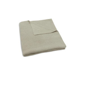 baby ledikantdeken 100x150cm Basic Knit - Olive Green