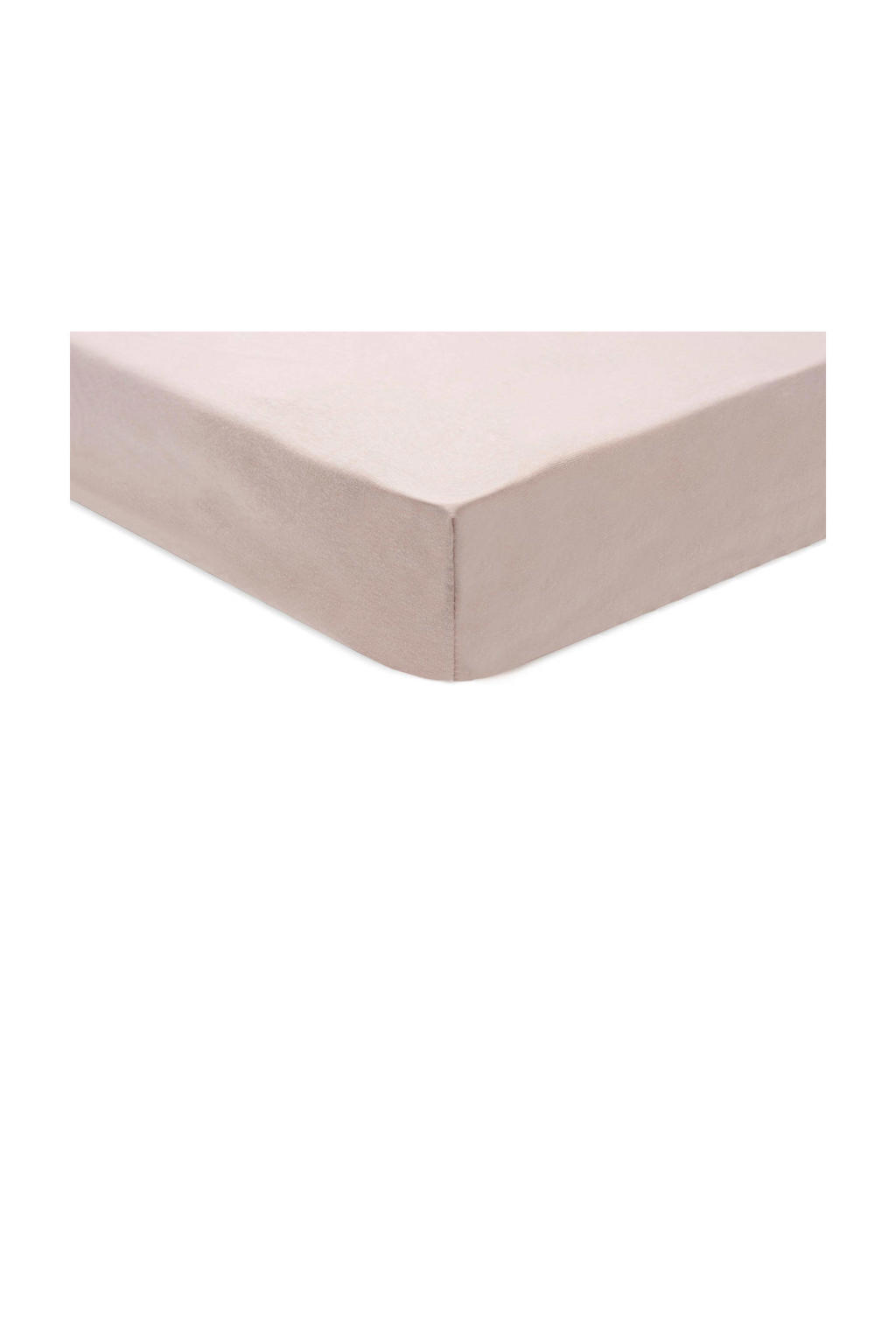 Jollein Hoeslaken Jersey 40/50x80/90 cm – 2 Stuks - Wild Rose/Ivory