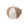 Jollein stoffen speelbal - ivory/biscuit knuffel 12 cm