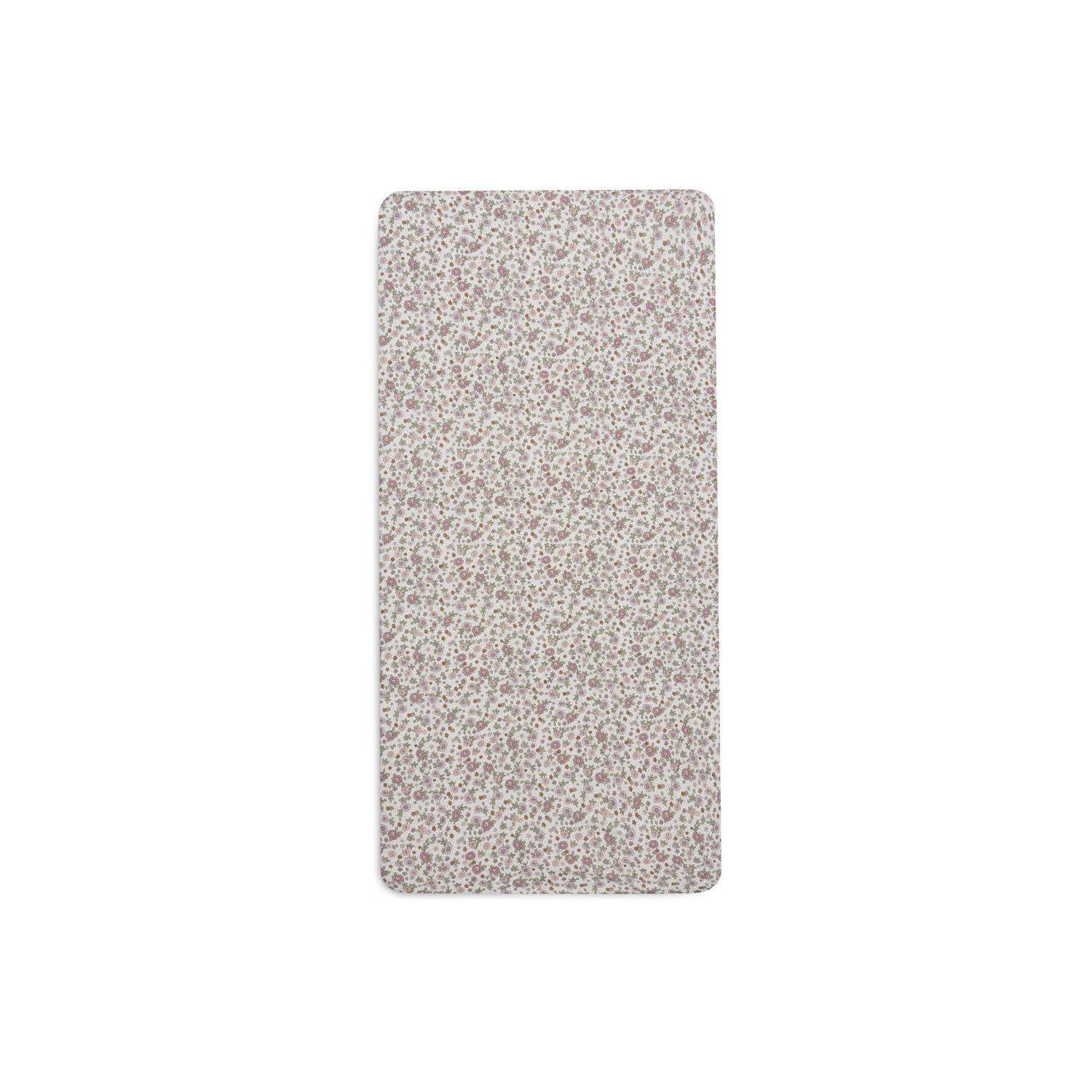 Jollein katoenen jersey ledikant hoeslaken 60x120cm Retro Flowers