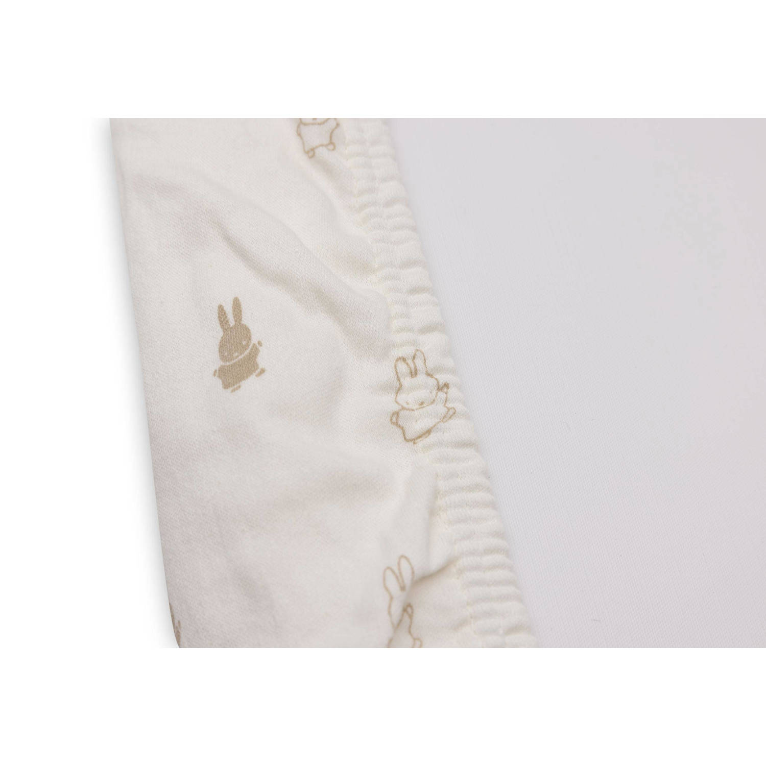 Jollein jersey aankleedkussenhoes 50x70 cm Happy Miffy Nougat