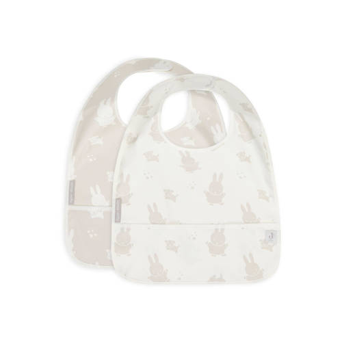 Jollein waterproof slab Miffy&Snuffy - set van 2 Nougat afbeelding