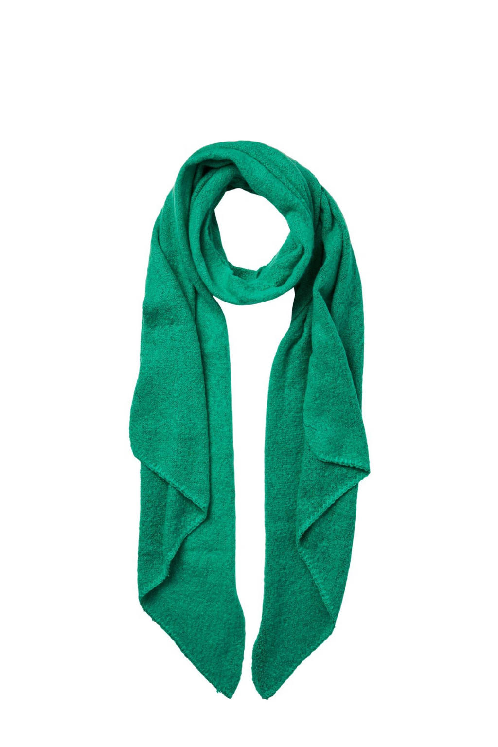 PIECES Sciarpa Lunga Strutturata Noos Bc - Verde Lichen - Taglia Unica - Donna