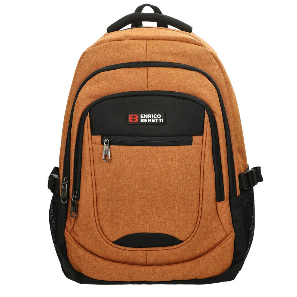 Enrico Benetti rugzak Hamburg 17 inch rust