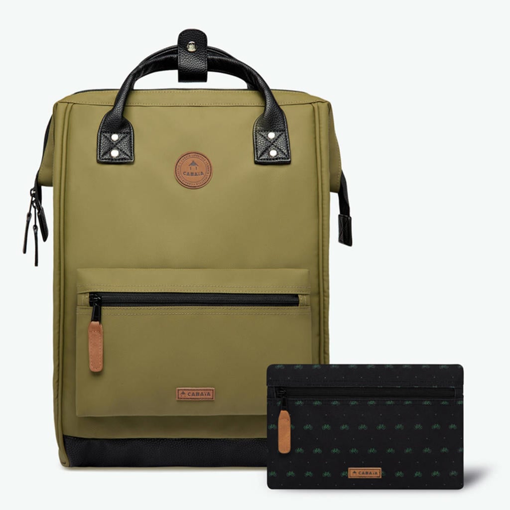 Cabaia rugzak Adventurer Medium Seoul groen Cabaia rugzak Adventurer Medium Seoul groen