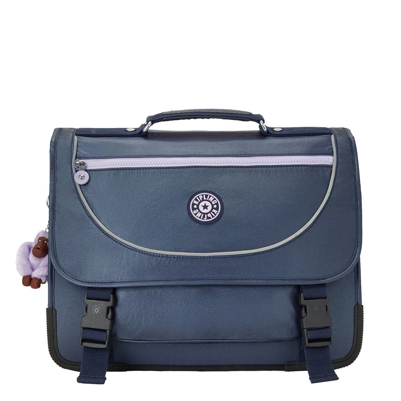 Kipling boekentas online blauw