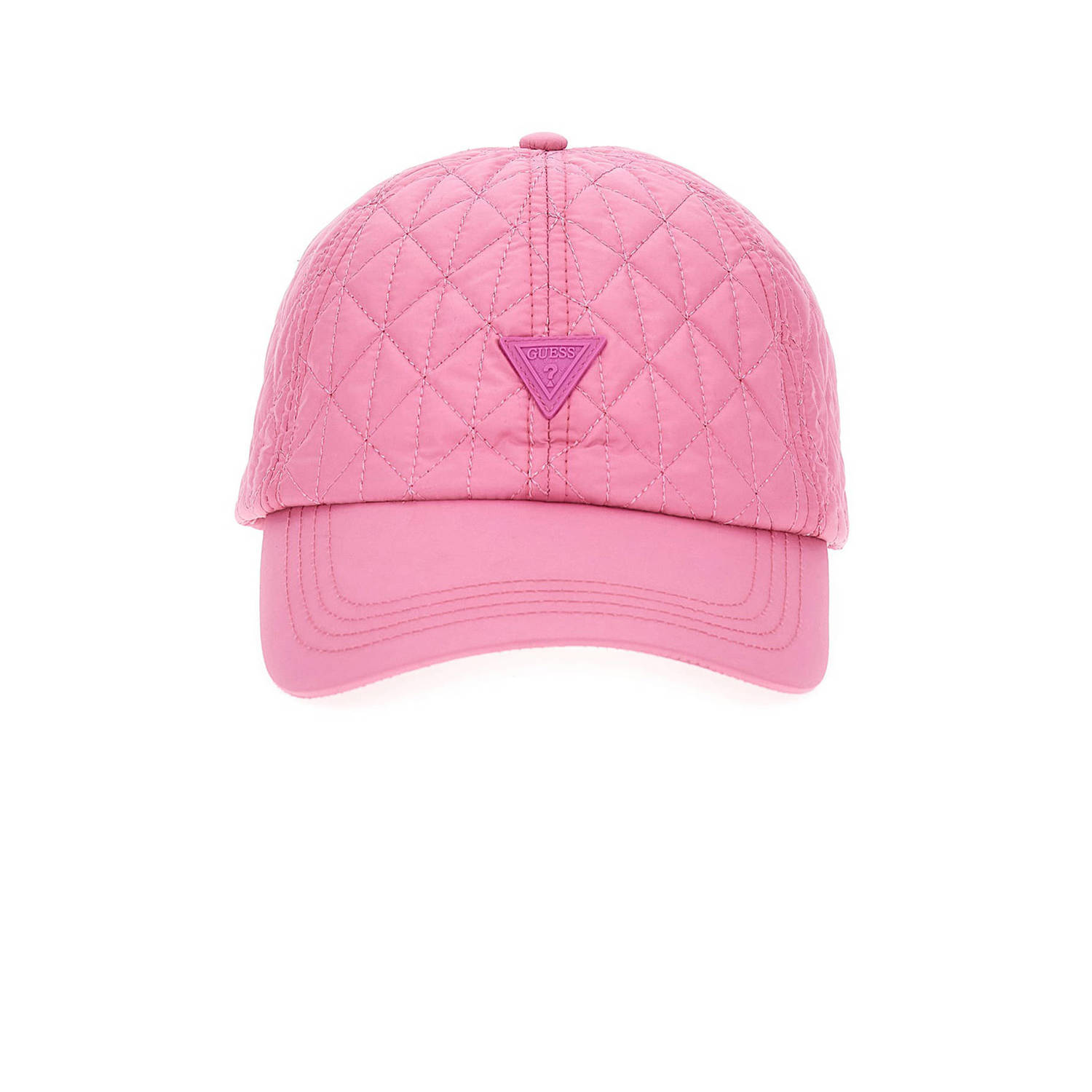 Guess Roze Baseball Cap met Doorgestikt Patroon Pink Dames